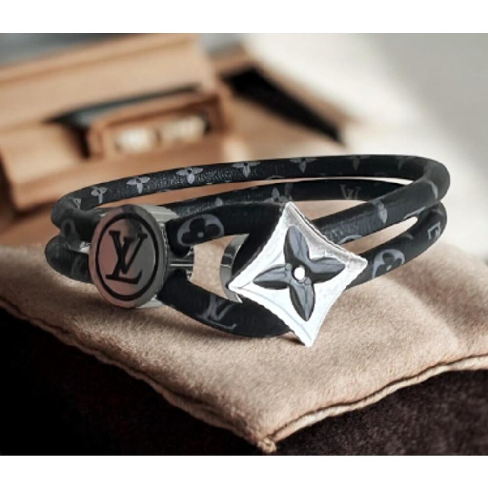 Louis Vuitton Catch It Black Monogram LV Heritage Bracelet (LVXX016) - Picture 8 of 8